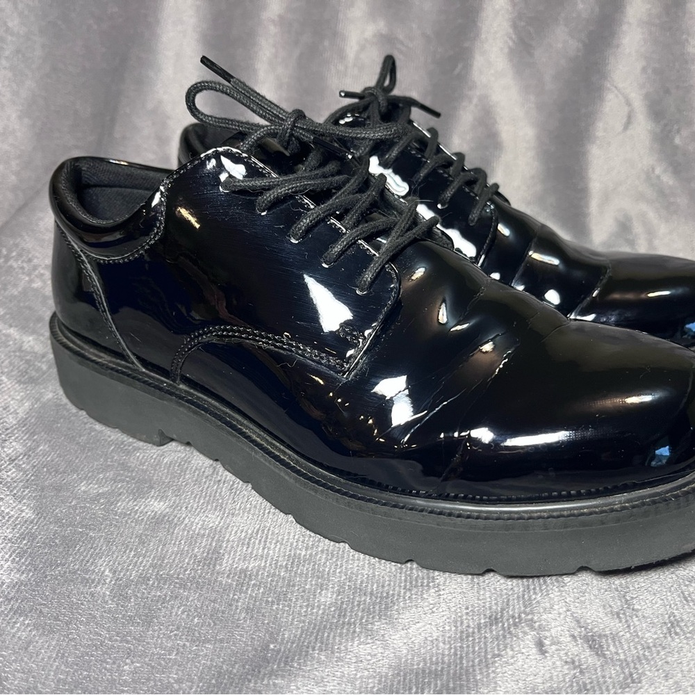 Bates Women's High Gloss Duty Shoe, Sz 9.5 Wide